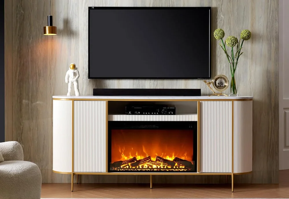 best freestanding electric fireplace