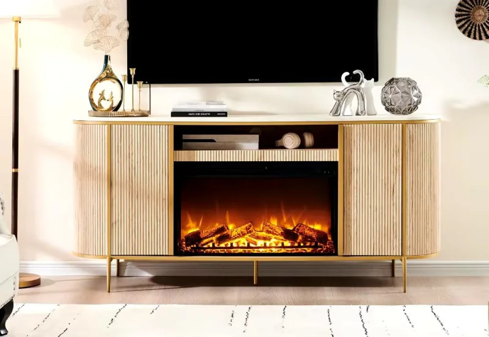 tv stands with electric fireplace