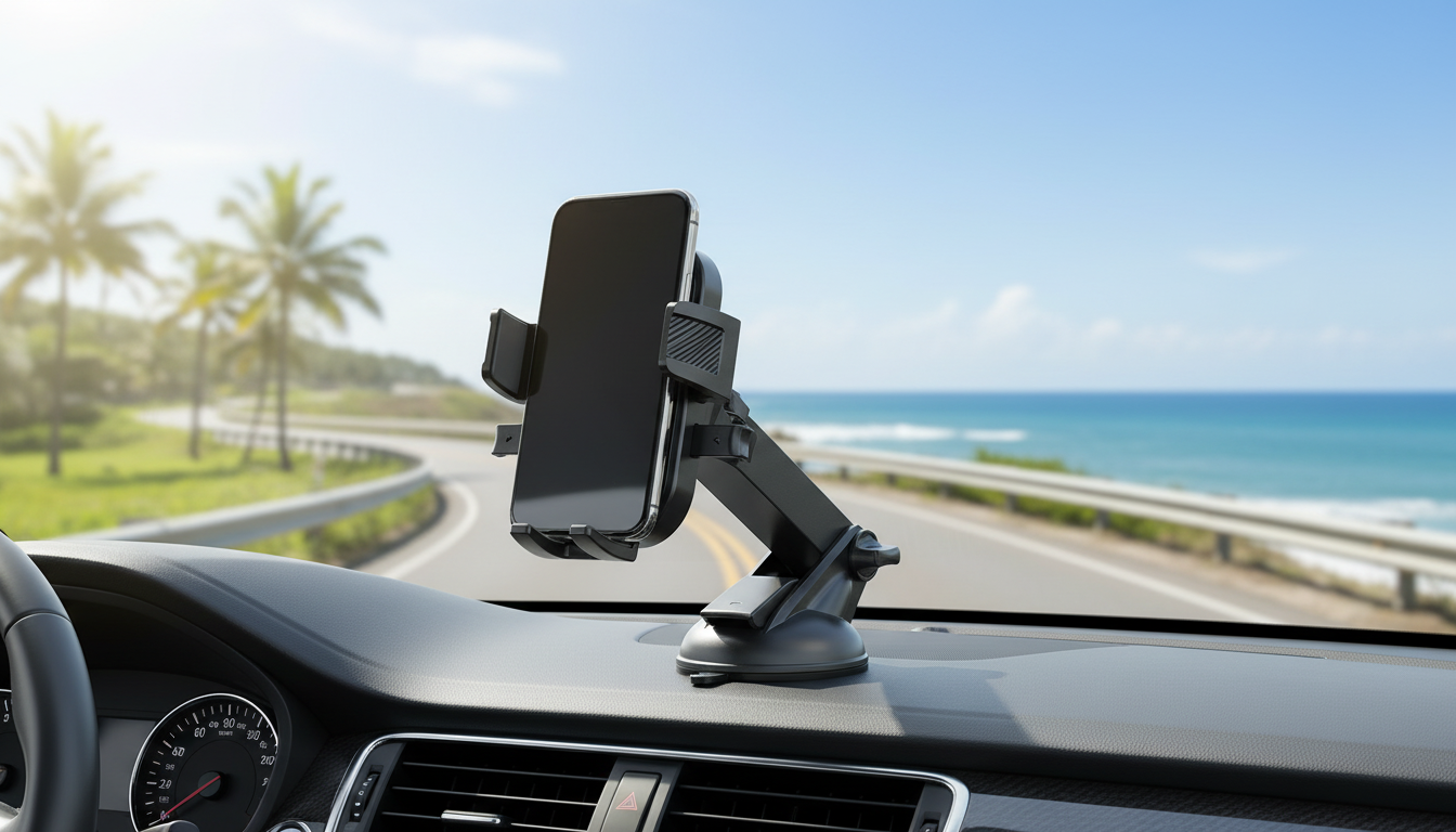 360° Dashboard Phone Holder: Steady GPS & Call Viewing