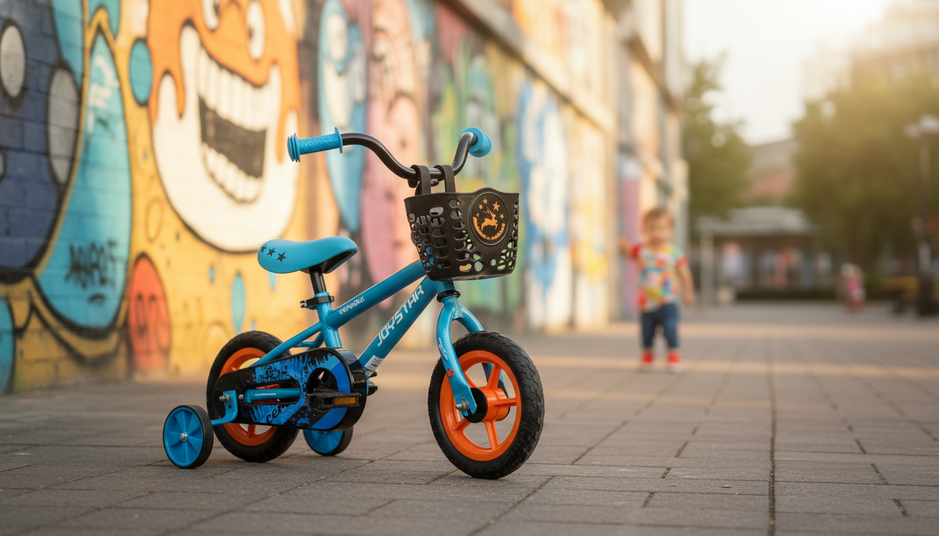 Graffiti Kids Bike: Basket + Training Wheels Guide