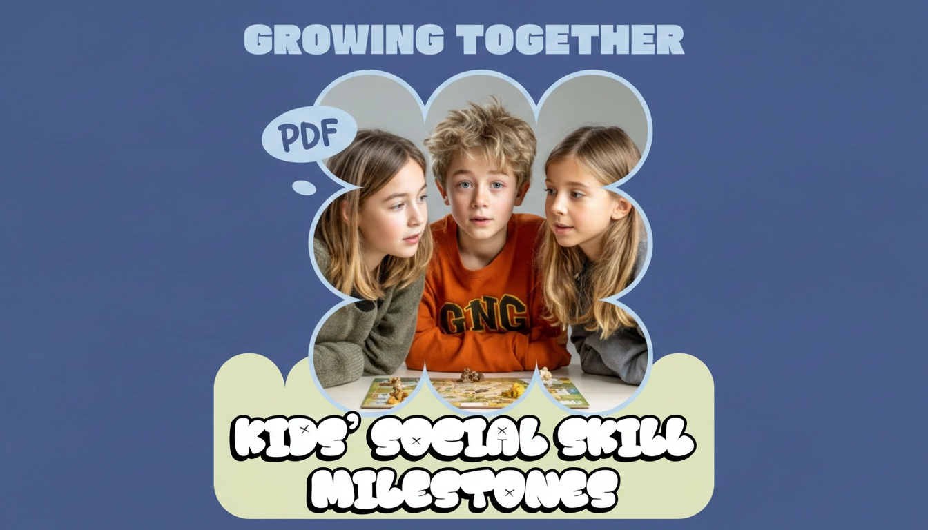 Kids’ Social Skills Milestones (Ages 1–8): Playful Guide