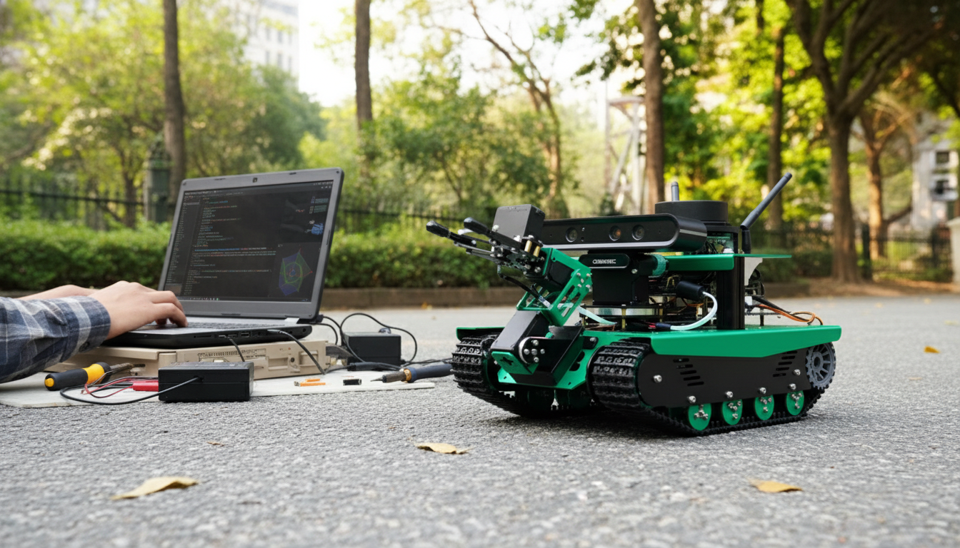 Build a Lidar + Vision Robot Tank in Python