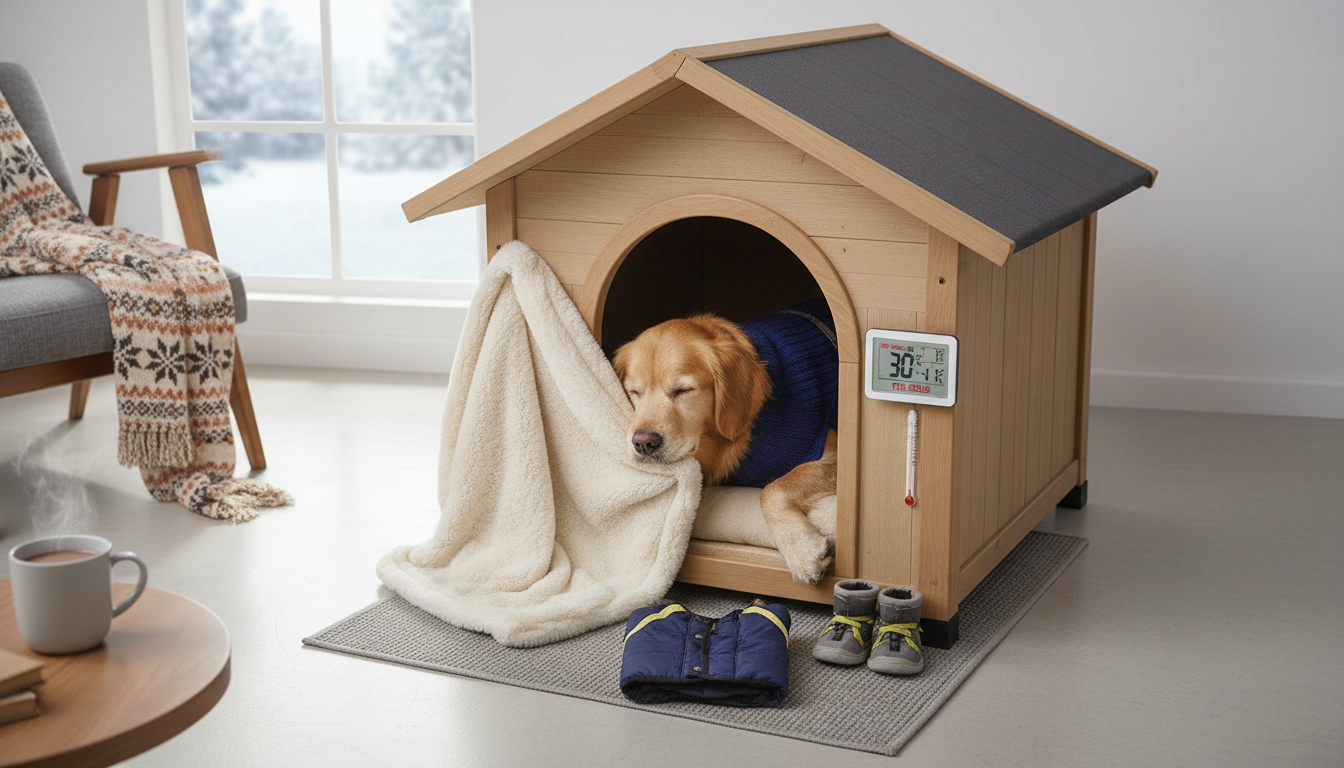 When Is It Too Cold for a Dog in a Dog House?