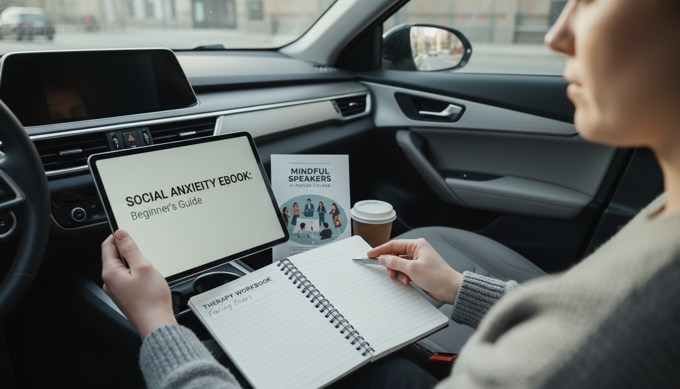 Social Anxiety Ebook vs Course vs Workbook: Best for Beginners