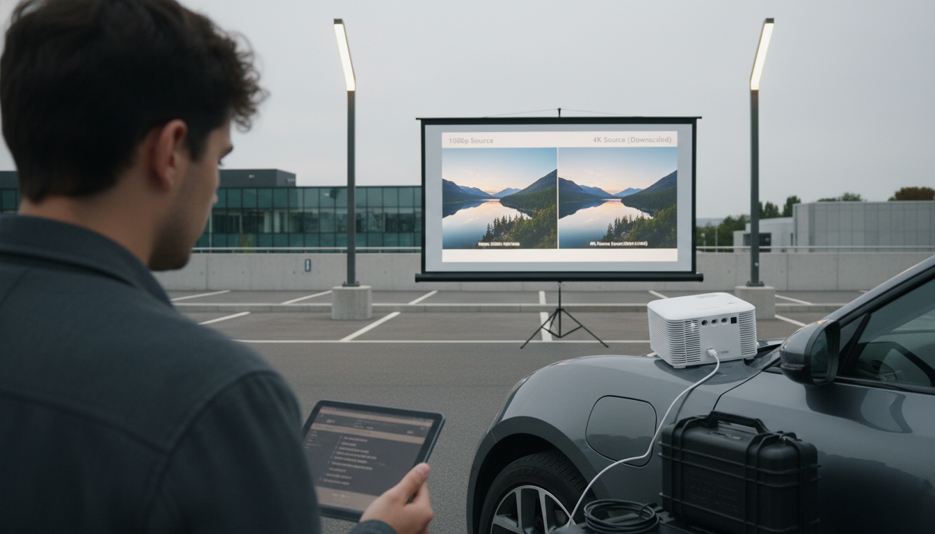 4K Support on a 1080p Projector: What It Really Means